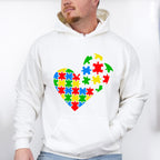 Autism heart pieces, Autism Theme T-shirt, Hoodie, Sweatshirt