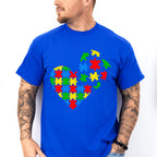 Autism heart pieces, Autism Theme T-shirt, Hoodie, Sweatshirt
