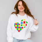 Autism heart pieces, Autism Theme T-shirt, Hoodie, Sweatshirt