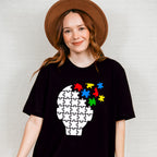 Autism Head, Autism Theme T-shirt, Hoodie, Sweatshirt