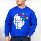 Autism Head, Autism Theme T-shirt, Hoodie, Sweatshirt