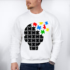 Autism Head, Autism Theme T-shirt, Hoodie, Sweatshirt