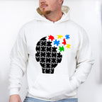 Autism Head, Autism Theme T-shirt, Hoodie, Sweatshirt
