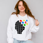 Autism Head, Autism Theme T-shirt, Hoodie, Sweatshirt