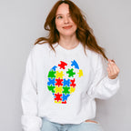 Autism Head, Autism Theme T-shirt, Hoodie, Sweatshirt
