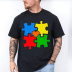 Autism Heart, Autism Theme T-shirt, Hoodie, Sweatshirt