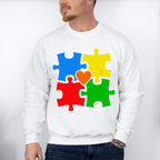 Autism Heart, Autism Theme T-shirt, Hoodie, Sweatshirt