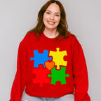 Autism Heart, Autism Theme T-shirt, Hoodie, Sweatshirt