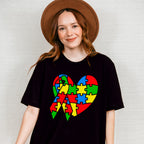 Autism Heart and Ribbon, Autism Theme T-shirt, Hoodie, Sweatshirt