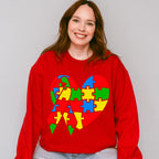 Autism Heart and Ribbon, Autism Theme T-shirt, Hoodie, Sweatshirt