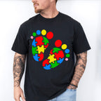 Autism Footprints, Autism Theme T-shirt, Hoodie, Sweatshirt