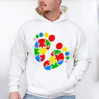 Autism Footprints, Autism Theme T-shirt, Hoodie, Sweatshirt