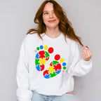 Autism Footprints, Autism Theme T-shirt, Hoodie, Sweatshirt
