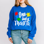 One Lucky Mama, Autism Theme T-shirt, Hoodie, Sweatshirt