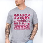 The Magic Is In Our Differences, Autism Theme T-shirt, Hoodie, Sweatshirt