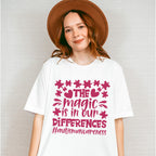 The Magic Is In Our Differences, Autism Theme T-shirt, Hoodie, Sweatshirt