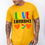 Love Difference, Autism Theme T-shirt, Hoodie, Sweatshirt