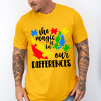 The Magic is In Our Differences, Autism Theme T-shirt, Hoodie, Sweatshirt