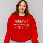 Everyone Communicates Differently, Autism Theme T-shirt, Hoodie, Sweatshirt