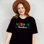 Ausome Teacher, Autism Theme T-shirt, Hoodie, Sweatshirt