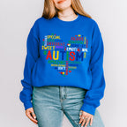 Autism Word Cloud, Autism Theme T-shirt, Hoodie, Sweatshirt