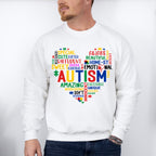 Autism Word Cloud, Autism Theme T-shirt, Hoodie, Sweatshirt