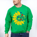 Autism Flower, Autism Theme T-shirt, Hoodie, Sweatshirt