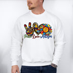 Peace Love Autism, Autism Theme T-shirt, Hoodie, Sweatshirt
