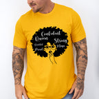 Afro Queen Glasses Design Juneteenth Unisex Crewneck T-Shirt Sweatshirt Hoodie