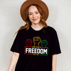 Juneteenth Freedom Since 1865 Black History Juneteenth Unisex Crewneck T-Shirt Sweatshirt Hoodie