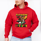 Steppin' Into Juneteenth - Juneteenth Unisex Crewneck T-Shirt Sweatshirt Hoodie