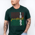 Freedom 1865 - Juneteenth Unisex Crewneck T-Shirt Sweatshirt Hoodie