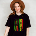 Juneteenth USA Flag - Juneteenth Unisex Crewneck T-Shirt Sweatshirt Hoodie