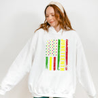Juneteenth USA Flag - Juneteenth Unisex Crewneck T-Shirt Sweatshirt Hoodie
