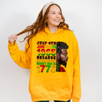 Juneteenth 1865 Because My Ancestors Were Not Free In 1776 - Juneteenth Unisex Crewneck T-Shirt Sweatshirt Hoodie