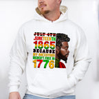 Juneteenth 1865 Because My Ancestors Were Not Free In 1776 - Juneteenth Unisex Crewneck T-Shirt Sweatshirt Hoodie