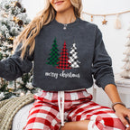 Merry Christmas Tree - Christmas Unisex Crewneck T-Shirt Sweatshirt Hoodie