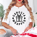 Gangsta Wrapper Design - Christmas Unisex Crewneck T-Shirt Sweatshirt Hoodie