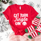 Get Your Jingle On Design - Christmas Unisex Crewneck T-Shirt Sweatshirt Hoodie
