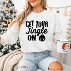 Get Your Jingle On Design - Christmas Unisex Crewneck T-Shirt Sweatshirt Hoodie