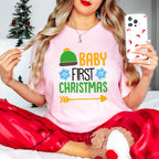 Baby First Christmas Design - Christmas Unisex Crewneck T-Shirt Sweatshirt Hoodie