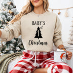 Baby's 1st Christmas Design - Christmas Unisex Crewneck T-Shirt Sweatshirt Hoodie