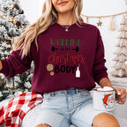 Working On My Christmas Body Design - Christmas Unisex Crewneck T-Shirt Sweatshirt Hoodie