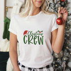 Christmas Crew Santa Hat Design - Christmas Unisex Crewneck T-Shirt Sweatshirt Hoodie