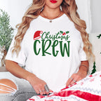 Christmas Crew Santa Hat Design - Christmas Unisex Crewneck T-Shirt Sweatshirt Hoodie