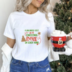 A Balanced Diet is a Christmas Cookie In Each Hand - Christmas Unisex Crewneck T-Shirt Sweatshirt Hoodie