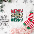 Merry Merry Merry Christmas - Christmas Unisex Crewneck T-Shirt Sweatshirt Hoodie