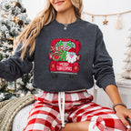 Merry Christmas Santa Truck - Christmas Unisex Crewneck T-Shirt Sweatshirt Hoodie