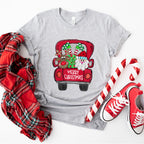 Merry Christmas Santa Truck - Christmas Unisex Crewneck T-Shirt Sweatshirt Hoodie