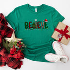 Believe Christmas Tree - Christmas Unisex Crewneck T-Shirt Sweatshirt Hoodie
